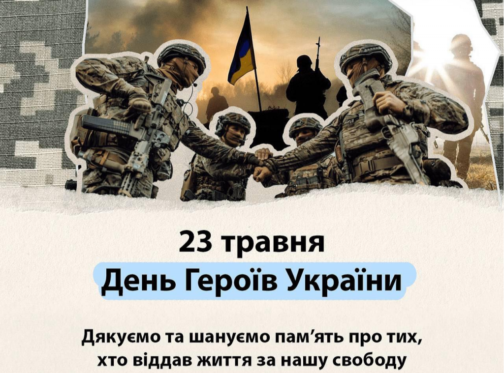 Привітання до Дня героїв україни