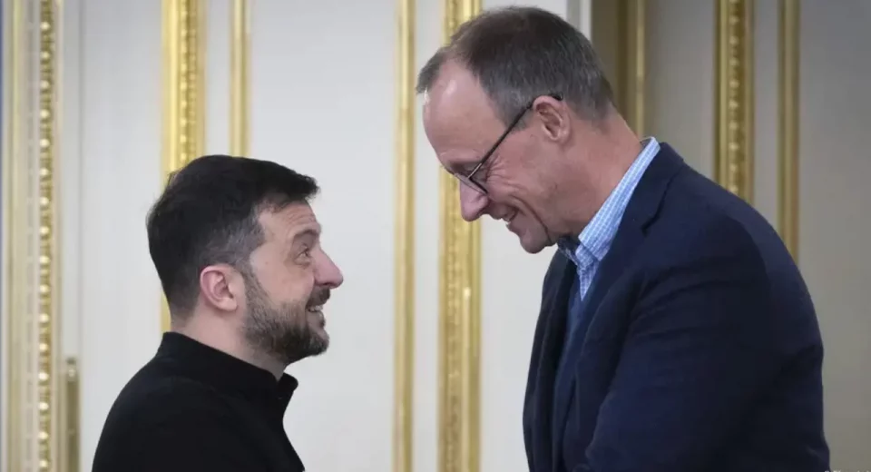 Зеленский встретился с Мерцем в Берлине