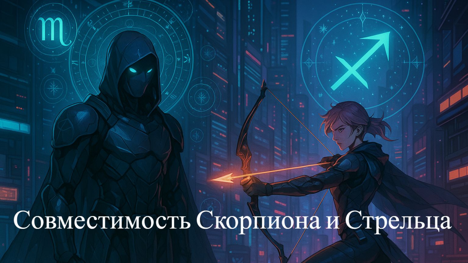 совметсимость Скорпиона и стрельца в процентах