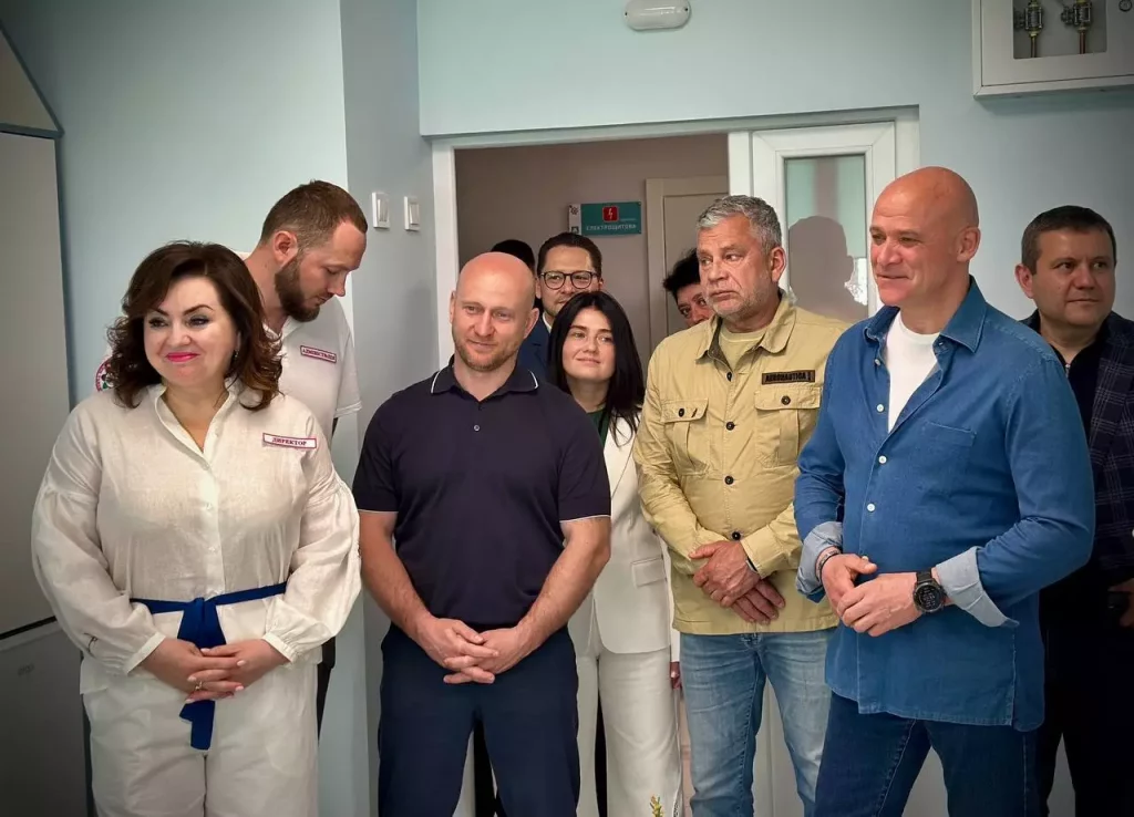 новое отделение в детской поликлинике Одессы