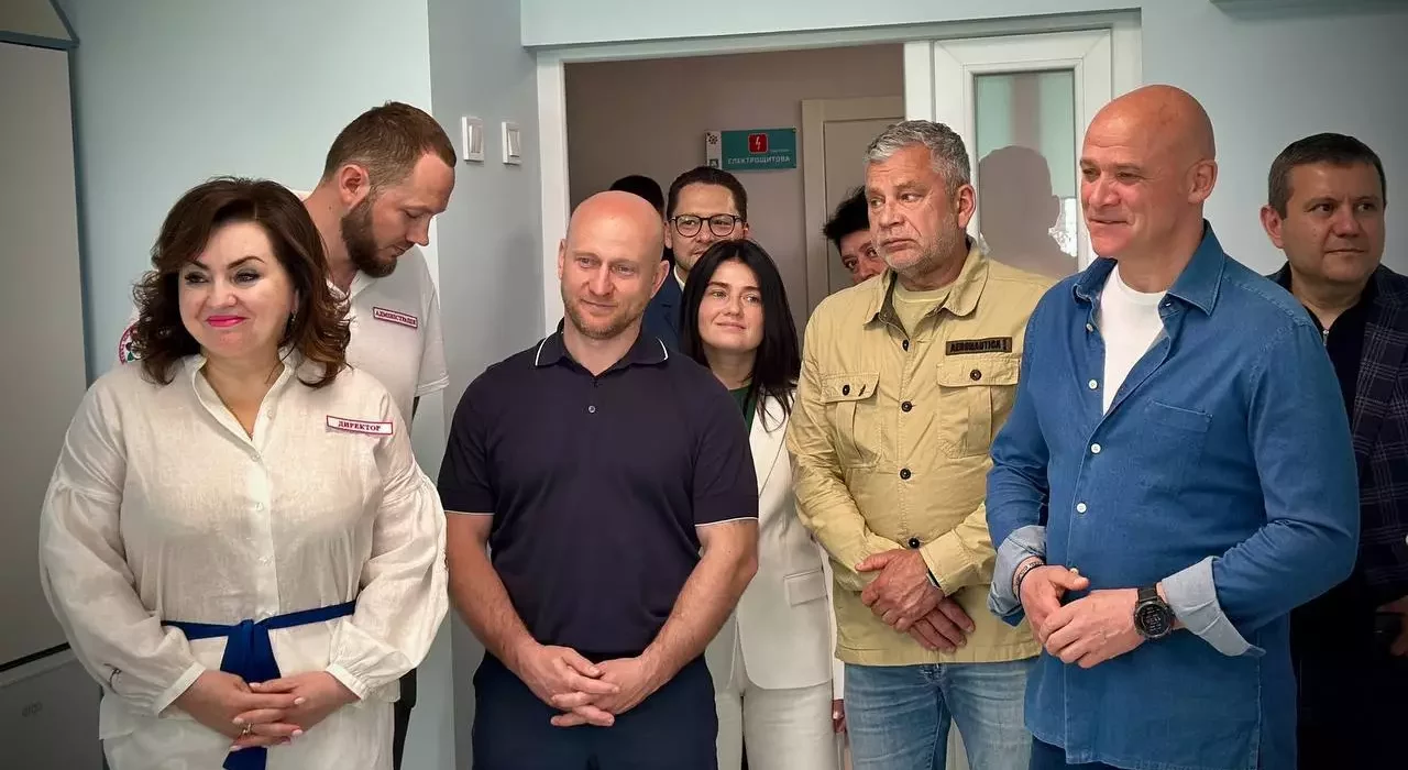 новое отделение в детской поликлинике Одессы