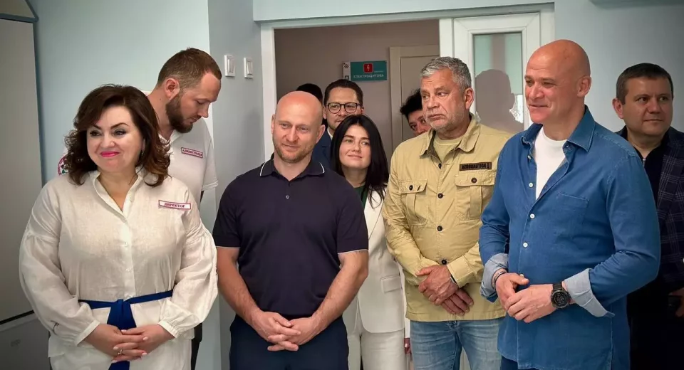 новое отделение в детской поликлинике Одессы