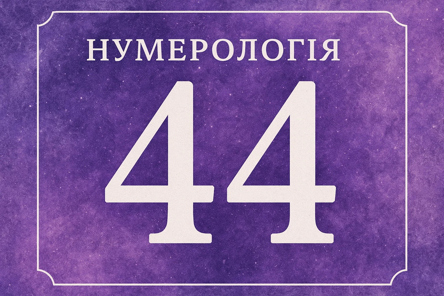 Число 44 в нумерології сила, символіка та ангельський код