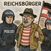 In Deutschland wurde eine Reichsbürger-Verschwörung gegen die Regierung aufgedeckt