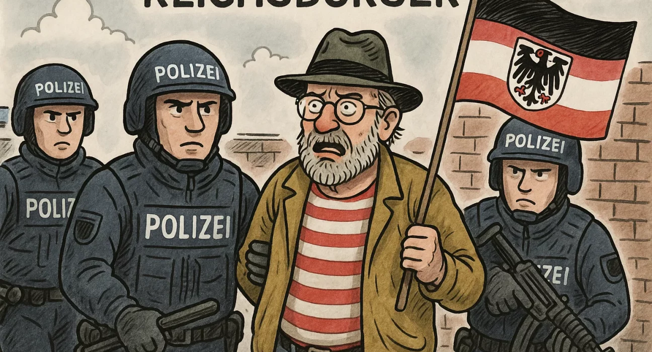 In Deutschland wurde eine Reichsbürger-Verschwörung gegen die Regierung aufgedeckt