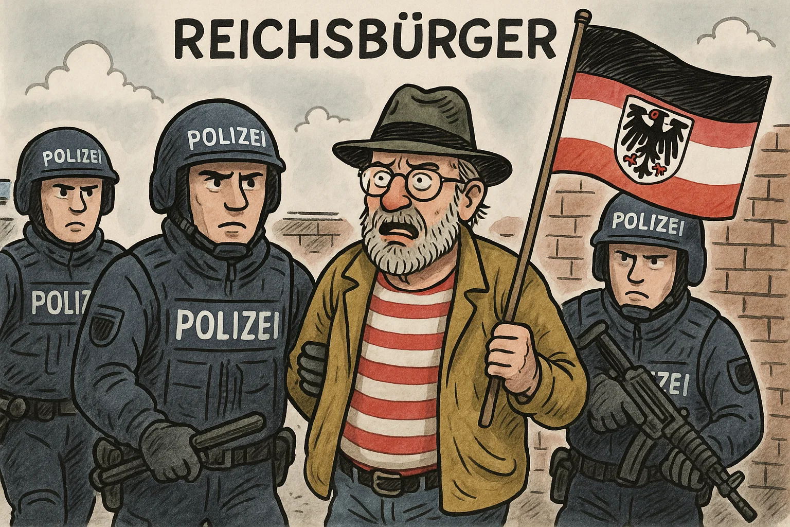 In Deutschland wurde eine Reichsbürger-Verschwörung gegen die Regierung aufgedeckt