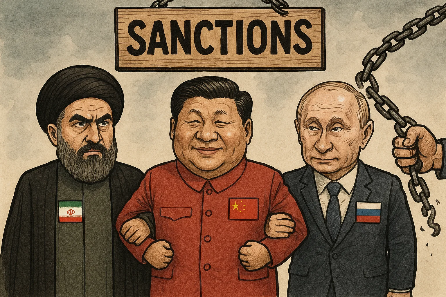 Іран, Китай і РФ об'єднуються проти санкцій ЄС