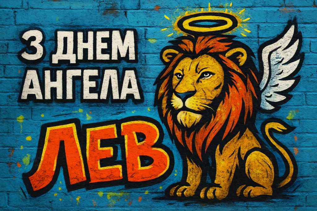 З Днем ангела Лев