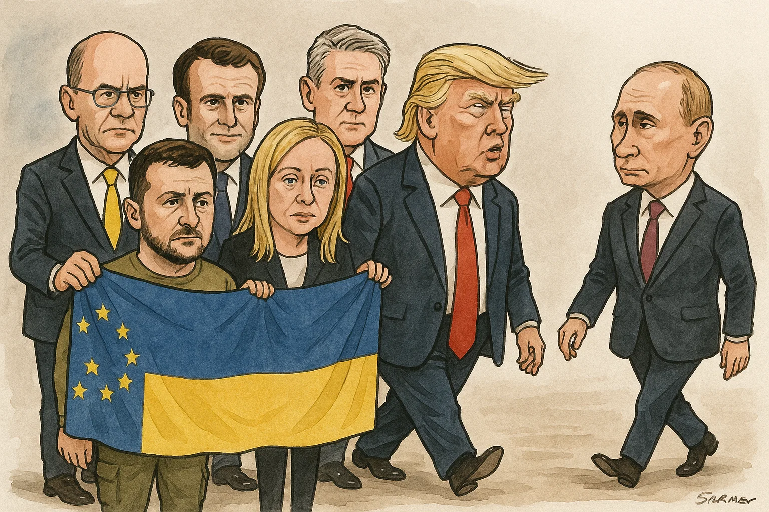 Лідери ЄС підтримали Україну перед зустріччю Трампа і Путіна