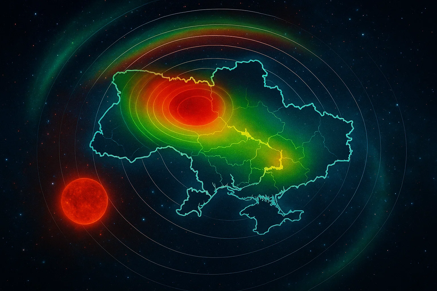 Магнітна активність 13 серпня 2025 Україна в умовах геомагнітних збурень