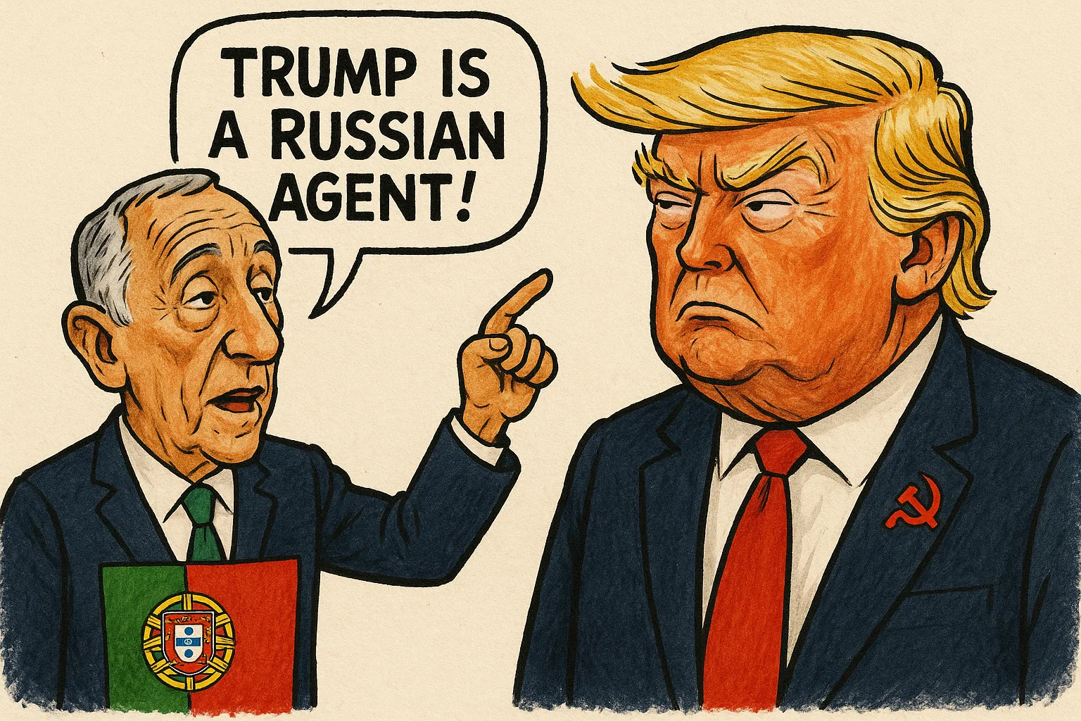 Португальський президент назвав Трампа російським агентом