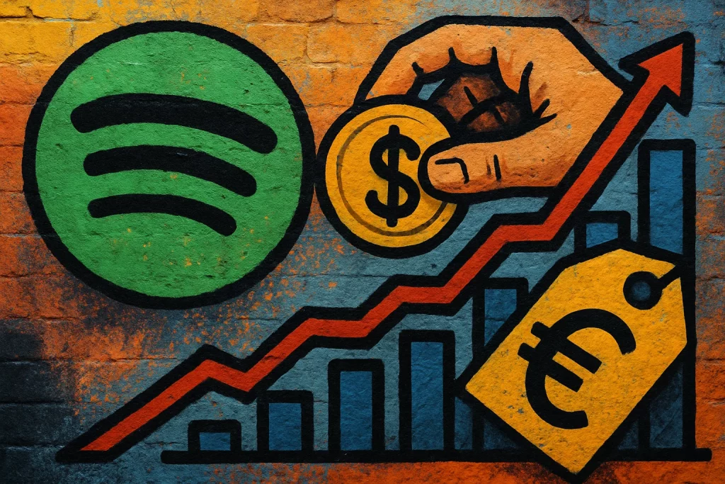 Spotify планує підвищення вартості на преміум підписку в Європі