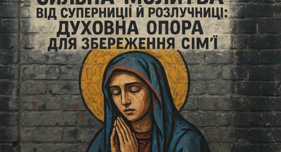 Сильна молитва від суперниці та розлучниці для збереження сім'ї