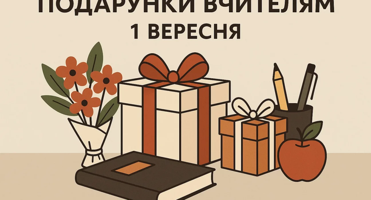 ТОП-50 ідей прикольних подарунків вчителю на Перший дзвоник