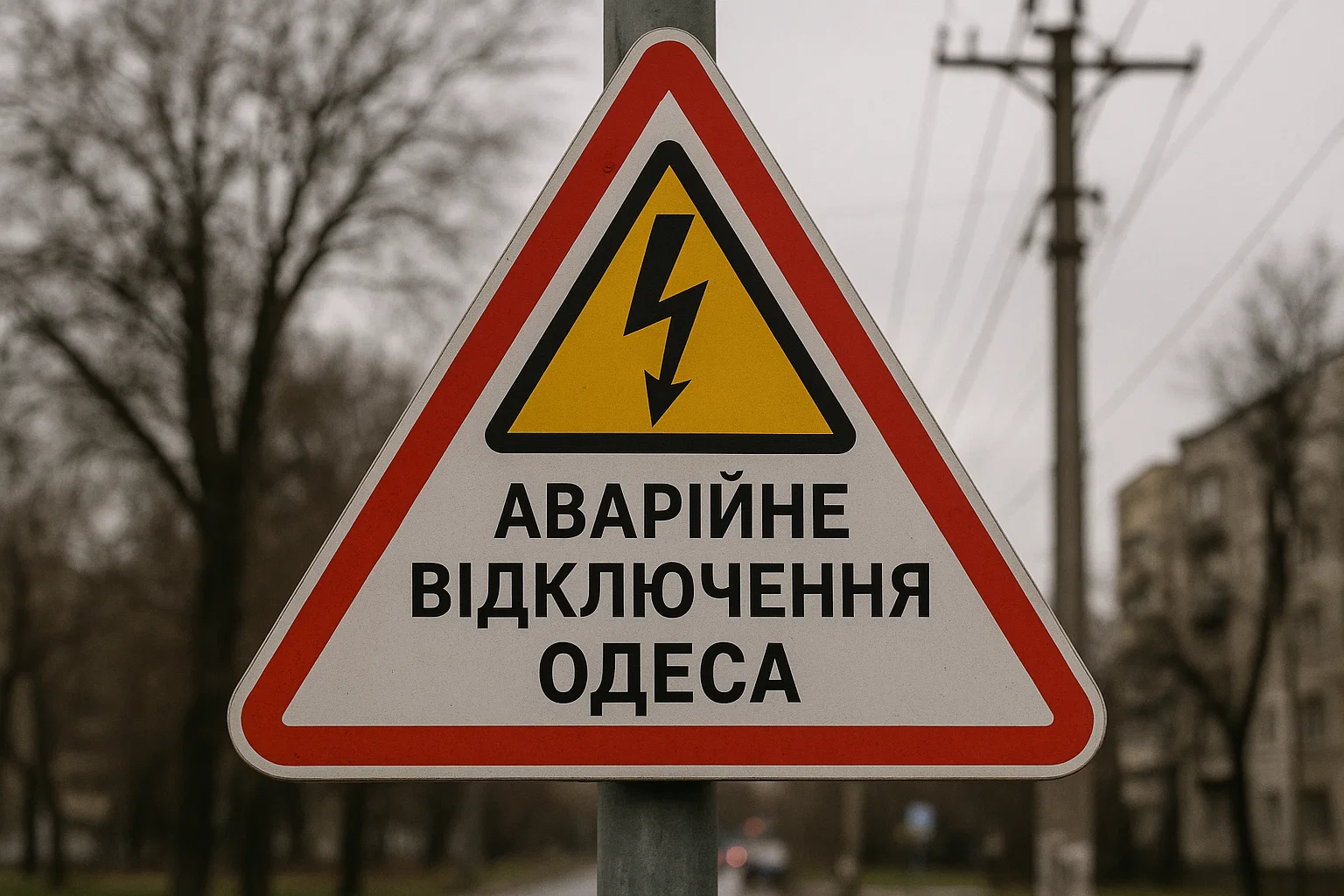 Відключення світла в Одесі 28 серпня повний список адрес по районам