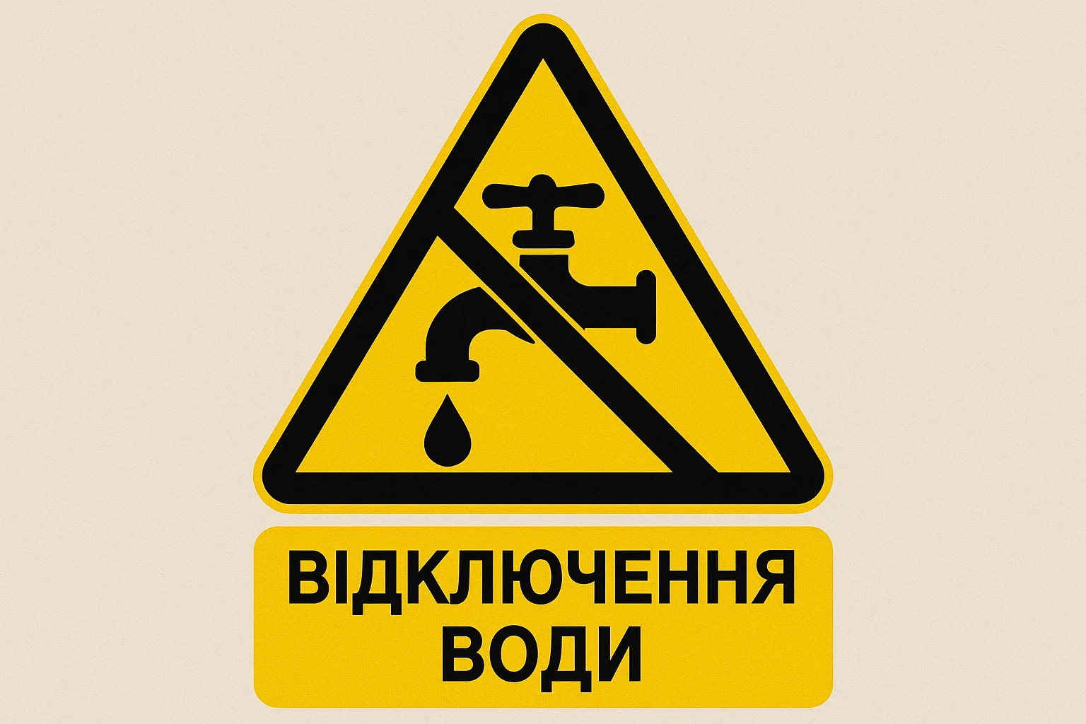 Відключення води в Одесі 23 серпня 2025 року графік робіт