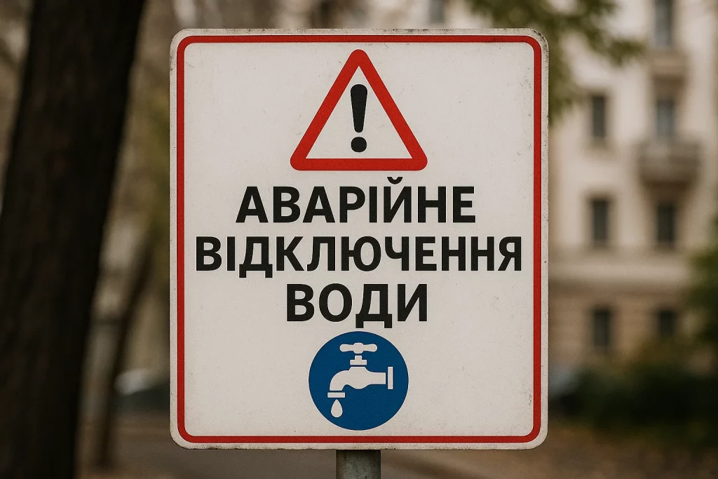 Відключення води в Одесі 28 серпня графік робіт Водоканалу
