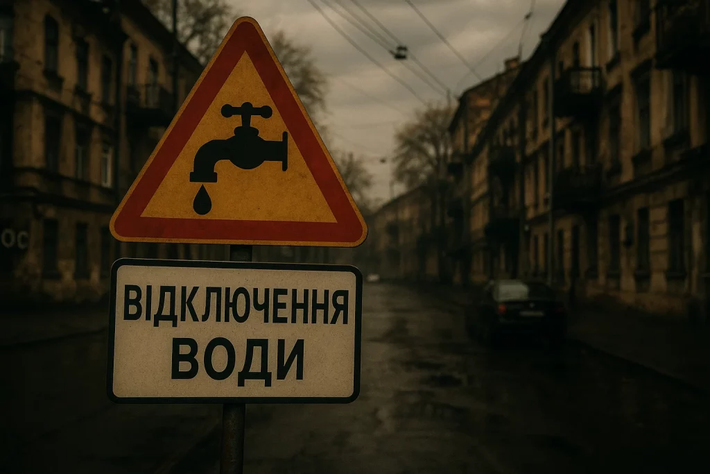 Відключення води в Одесі 31 серпня – адреси та причини аварій