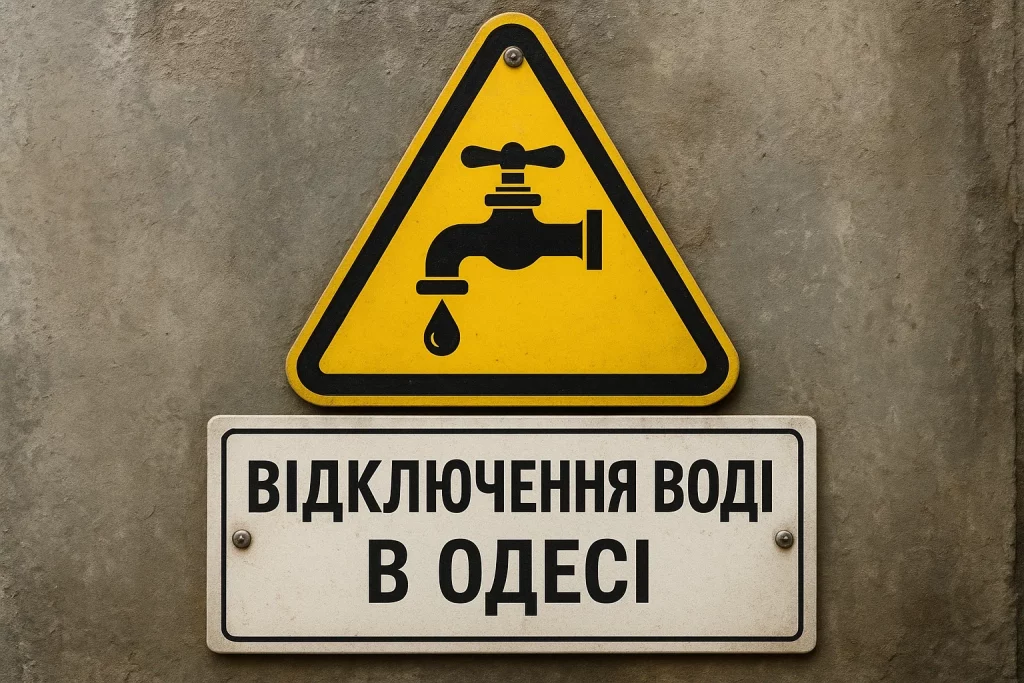Відключення води в Одесі сьогодні 26 серпня адреси та графік