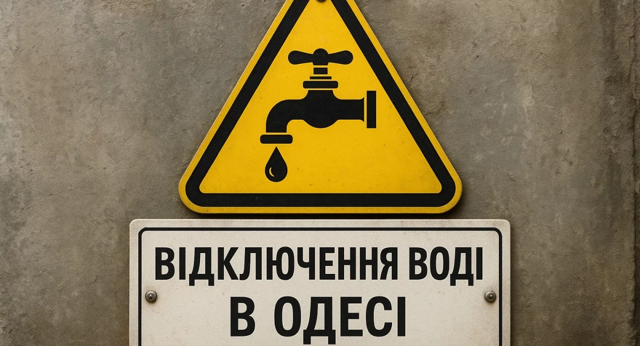 Відключення води в Одесі сьогодні 26 серпня адреси та графік