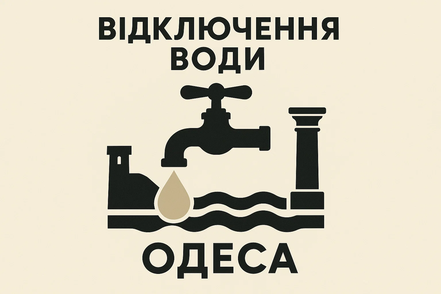 Одеса без води