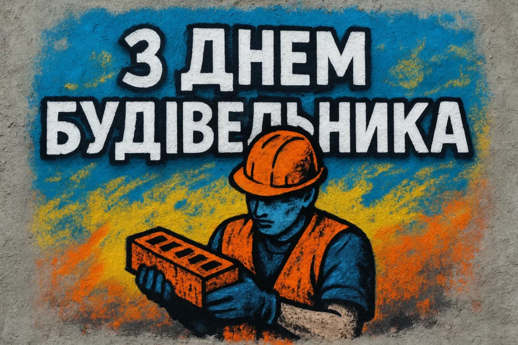 Картинки та красиві привітання до Дня будівельника в Україні