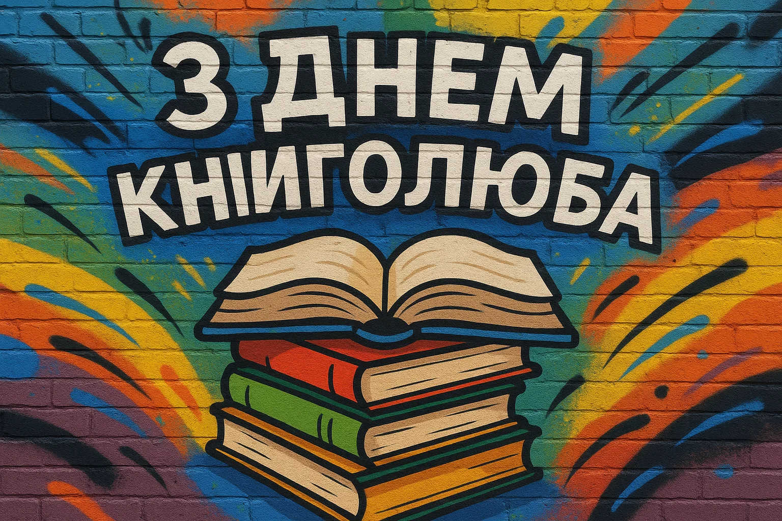 Привітання та прикольні картинки до Дня книголюба