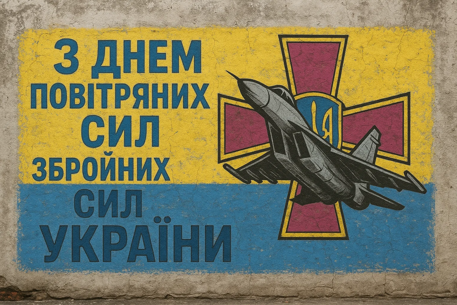 Картинки та привітання в прозі з Днем Повітряних Сил ЗСУ