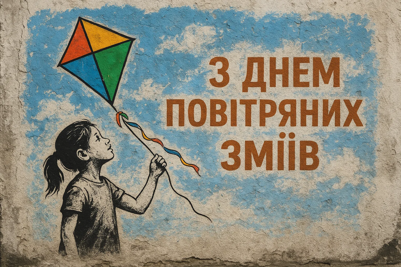 Картинки та привітання з Всесвітнім Днем повітряних зміїв