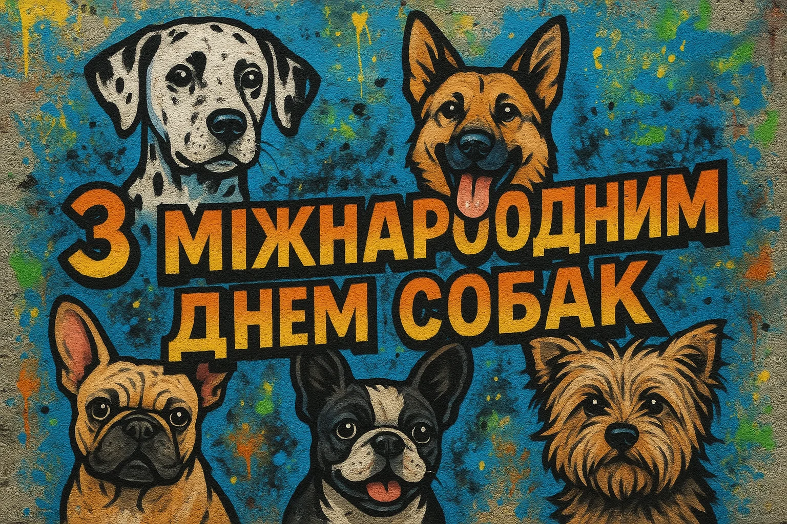 Привітання з міжнародним днем собак