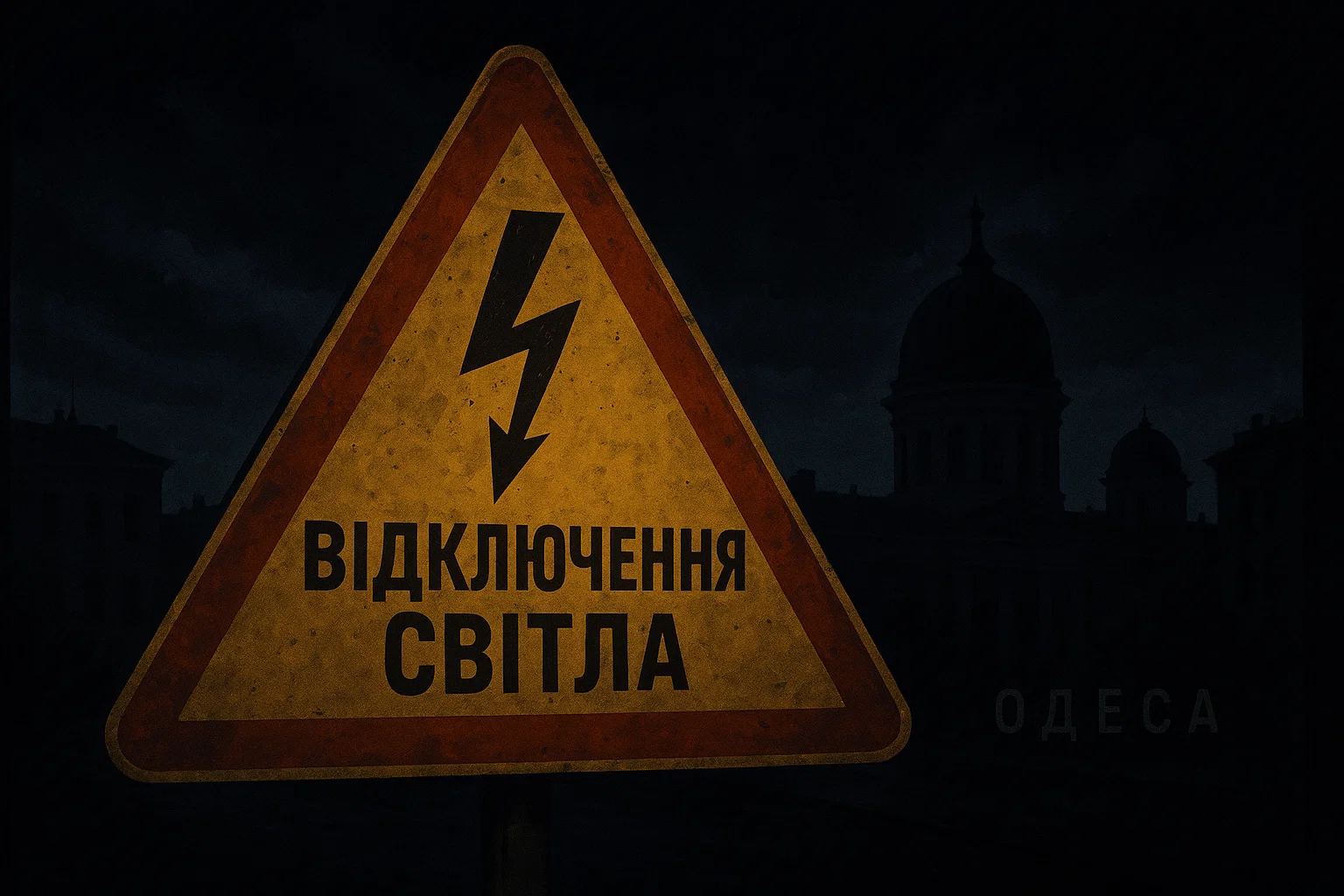 Відключення світла в Одесі 25 вересня графік робіт по районах
