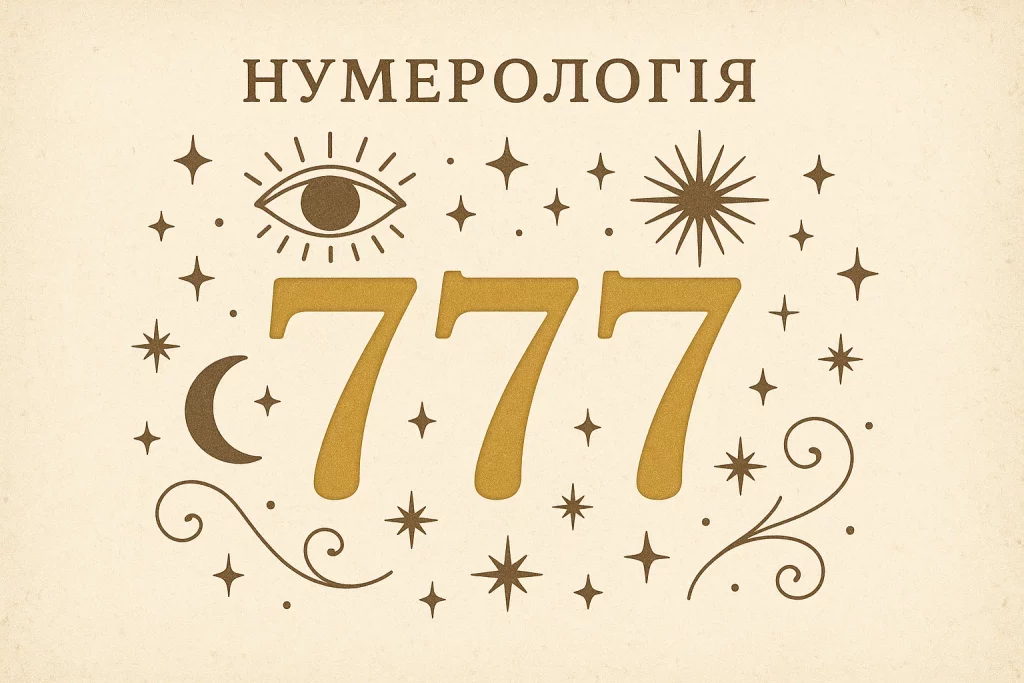 Число 777 в нумерології: значення та духовна символіка