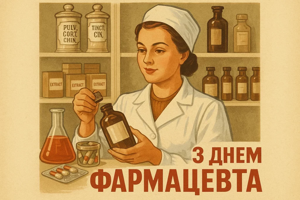 Картинки і щирі привітання з Днем фармацевта України