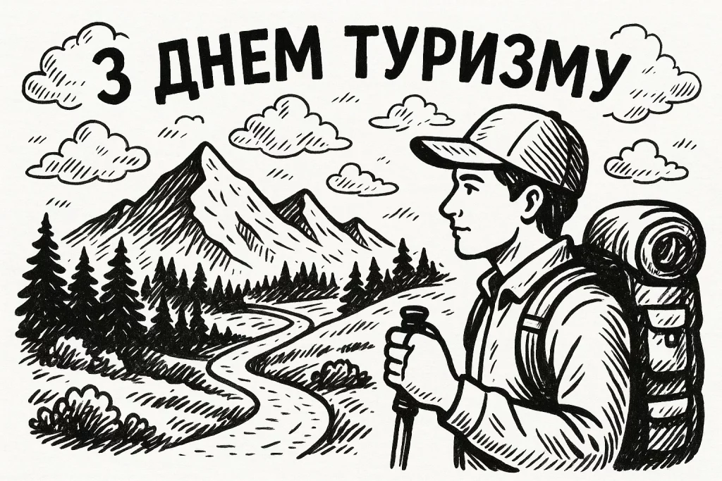 Картинки та привітання з Днем туризму 27 вересня