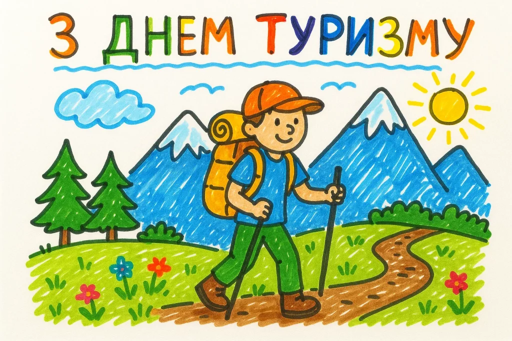 Картинки та привітання з Днем туризму 27 вересня