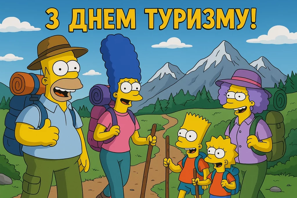 Картинки та привітання з Днем туризму 27 вересня