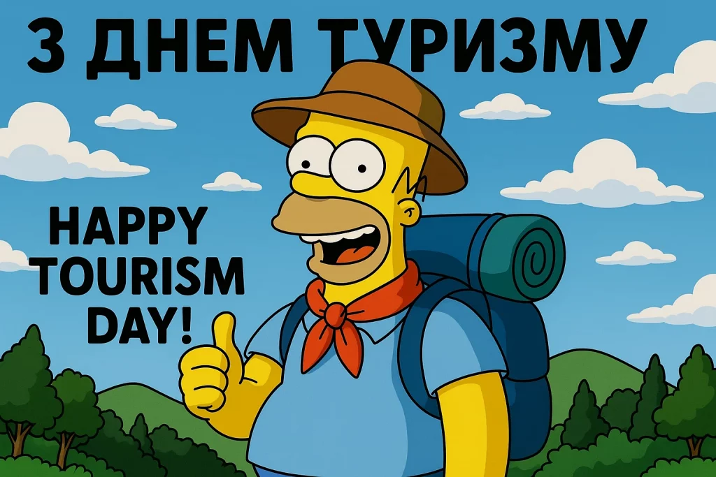Картинки та привітання з Днем туризму 27 вересня