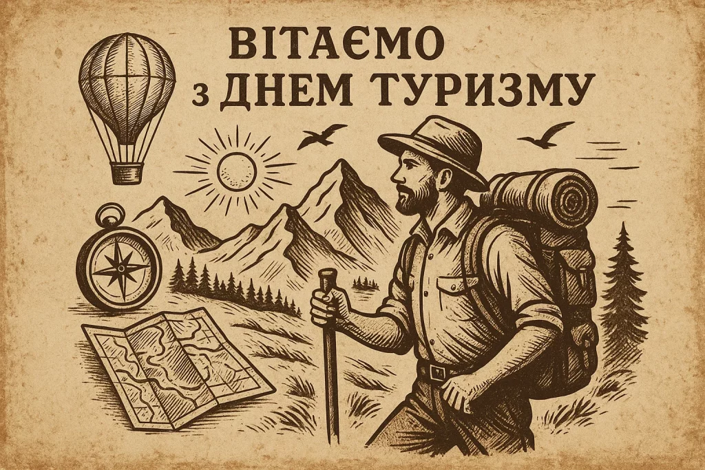 Картинки та привітання з Днем туризму 27 вересня