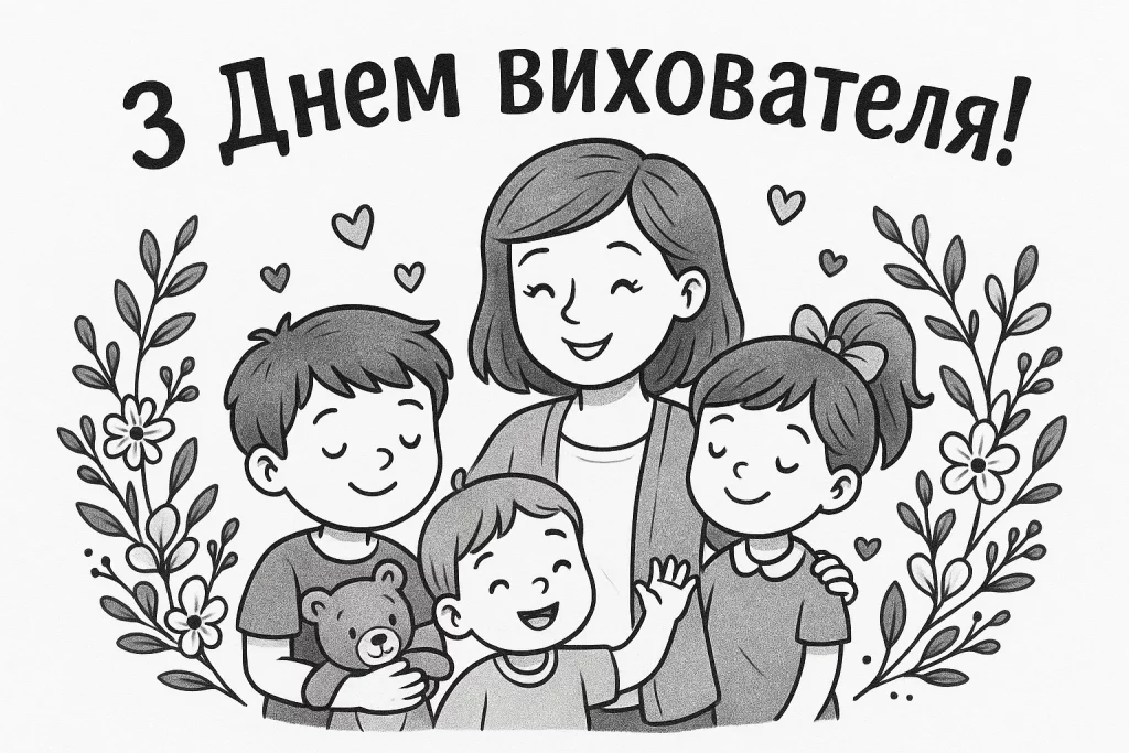 День вихователя привітання, картинки до Дня вихователя, листівки з Днем вихователя, привітання своїми словами, День вихователя 27 вересня