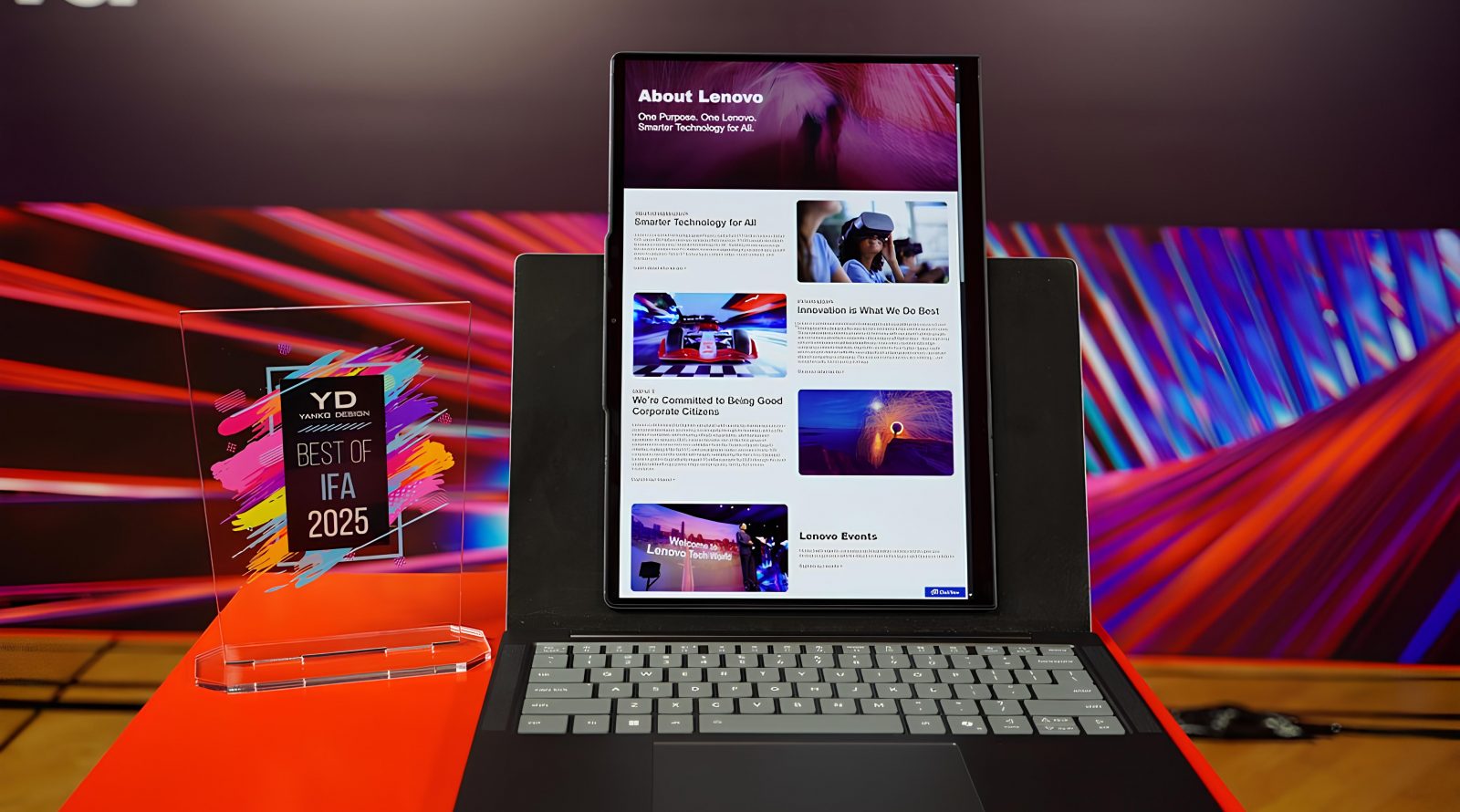 Lenovo ThinkBook VertiFlex перший ноутбук із обертовим екраном