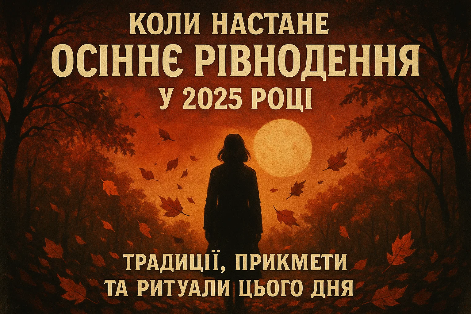 Осіннє рівнодення 2025 магія, традиції, поради та прикмети на день