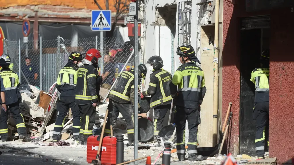 Потужний вибух газу в Мадриді десятки постраждалих людей