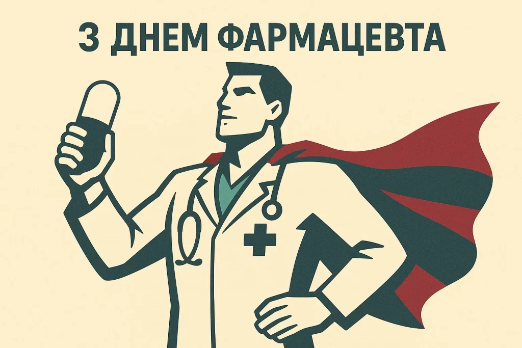 Картинки і щирі привітання з Днем фармацевта України