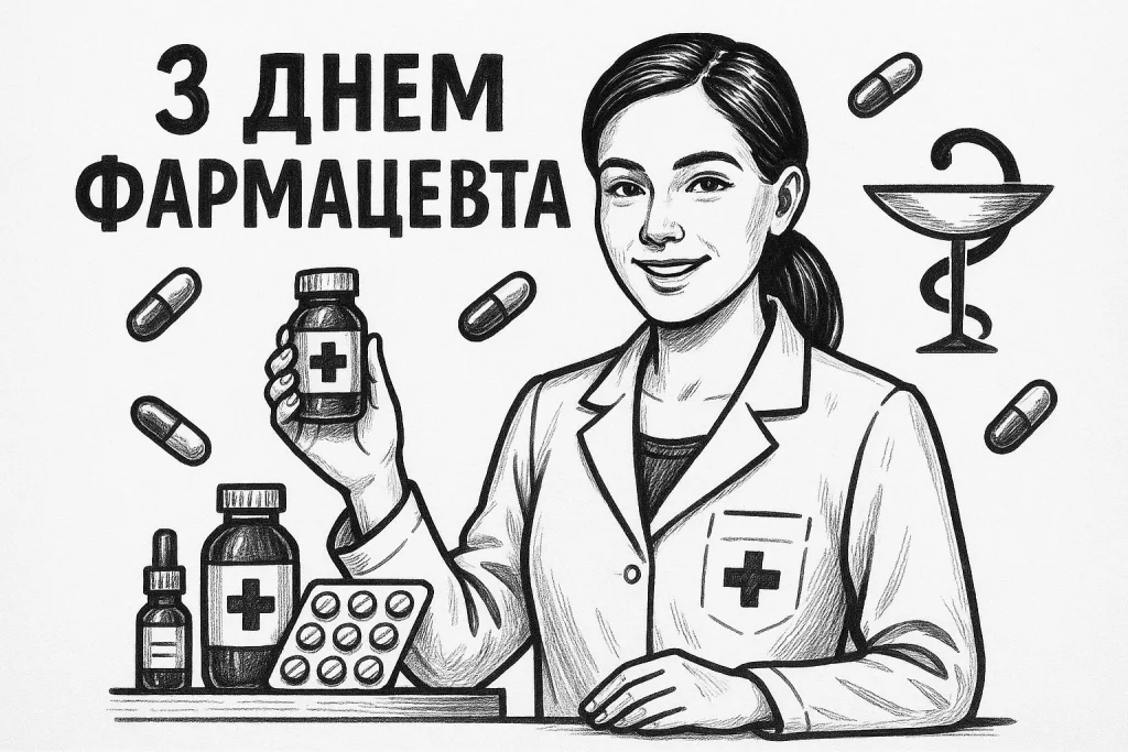 Картинки і щирі привітання з Днем фармацевта України