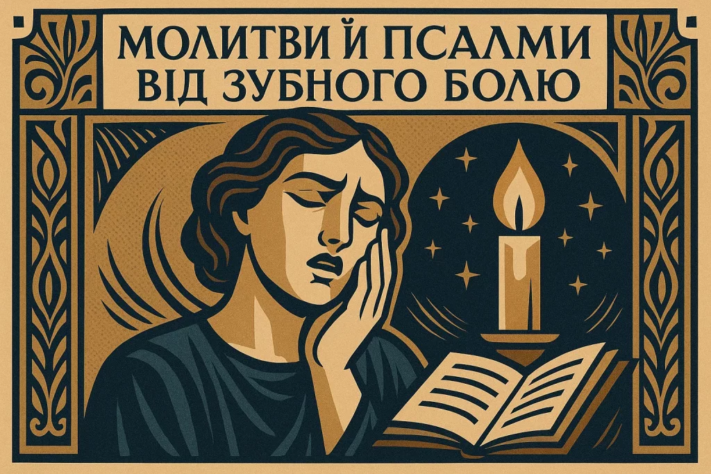 Псалми, молитви та заговори для втамування зубного болю