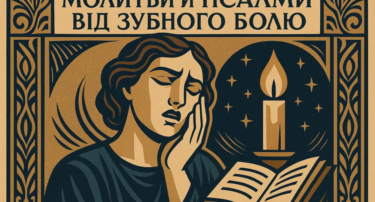 Псалми, молитви та заговори для втамування зубного болю