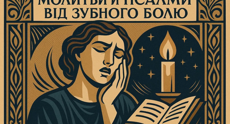 Псалми, молитви та заговори для втамування зубного болю