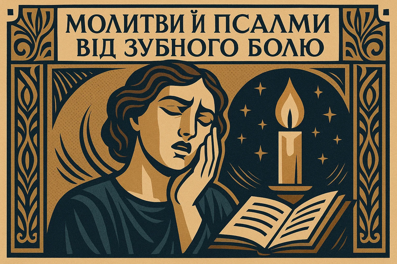 Псалми, молитви та заговори для втамування зубного болю
