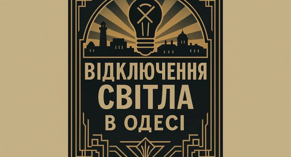 Відключення світла в Одесі 12 вересня адреси та графік робіт