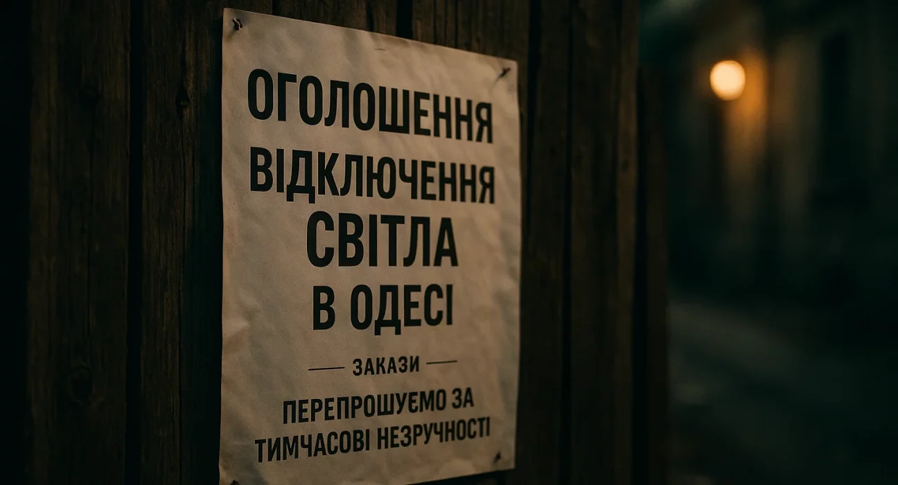Відключення світла в Одесі 20 вересня адреси та графік робіт РЕМ